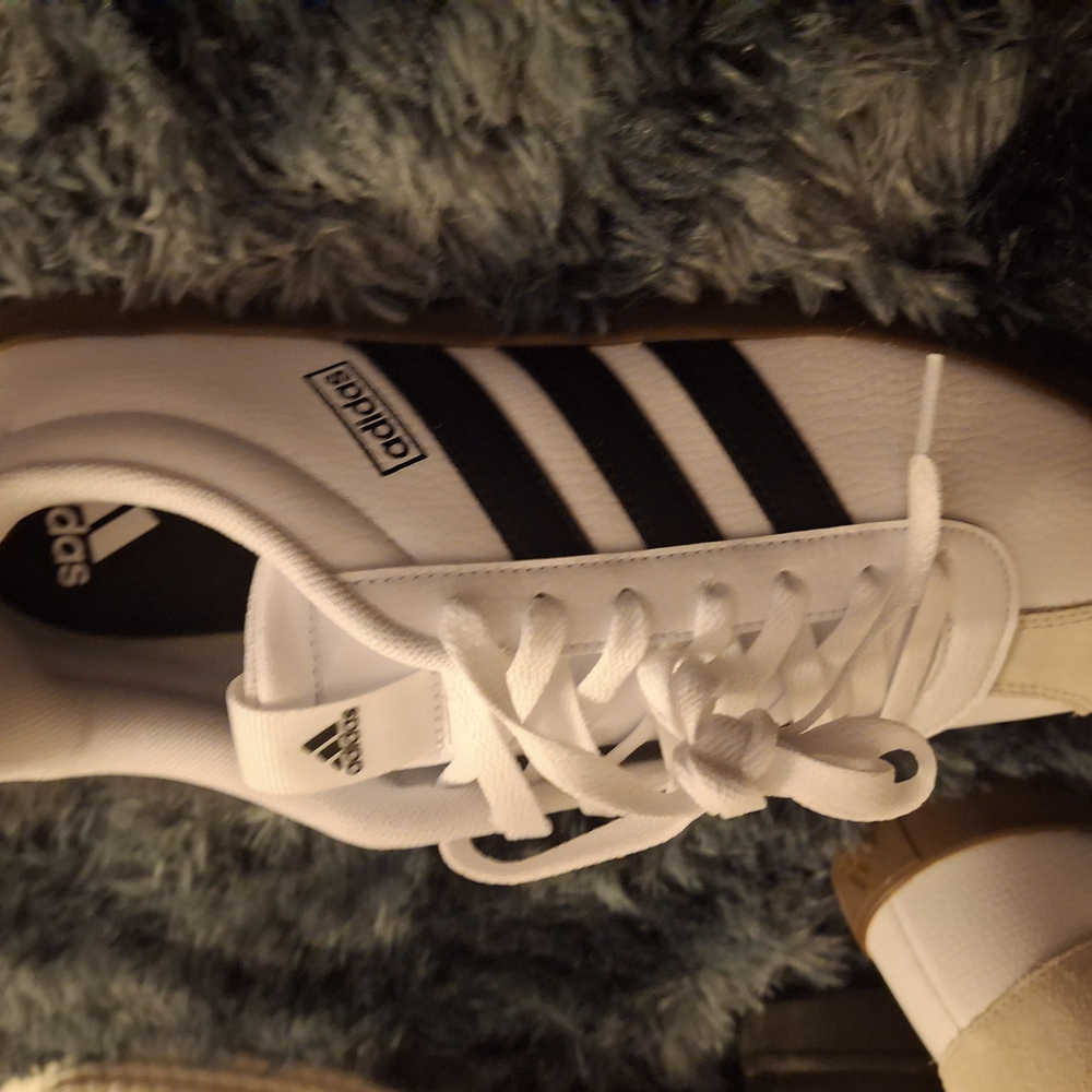 Adidas White and Black Sneakers
